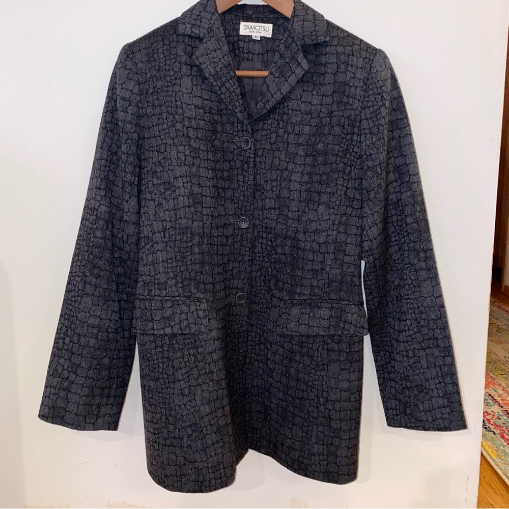 Tamotsu 100% Wool Blazer M